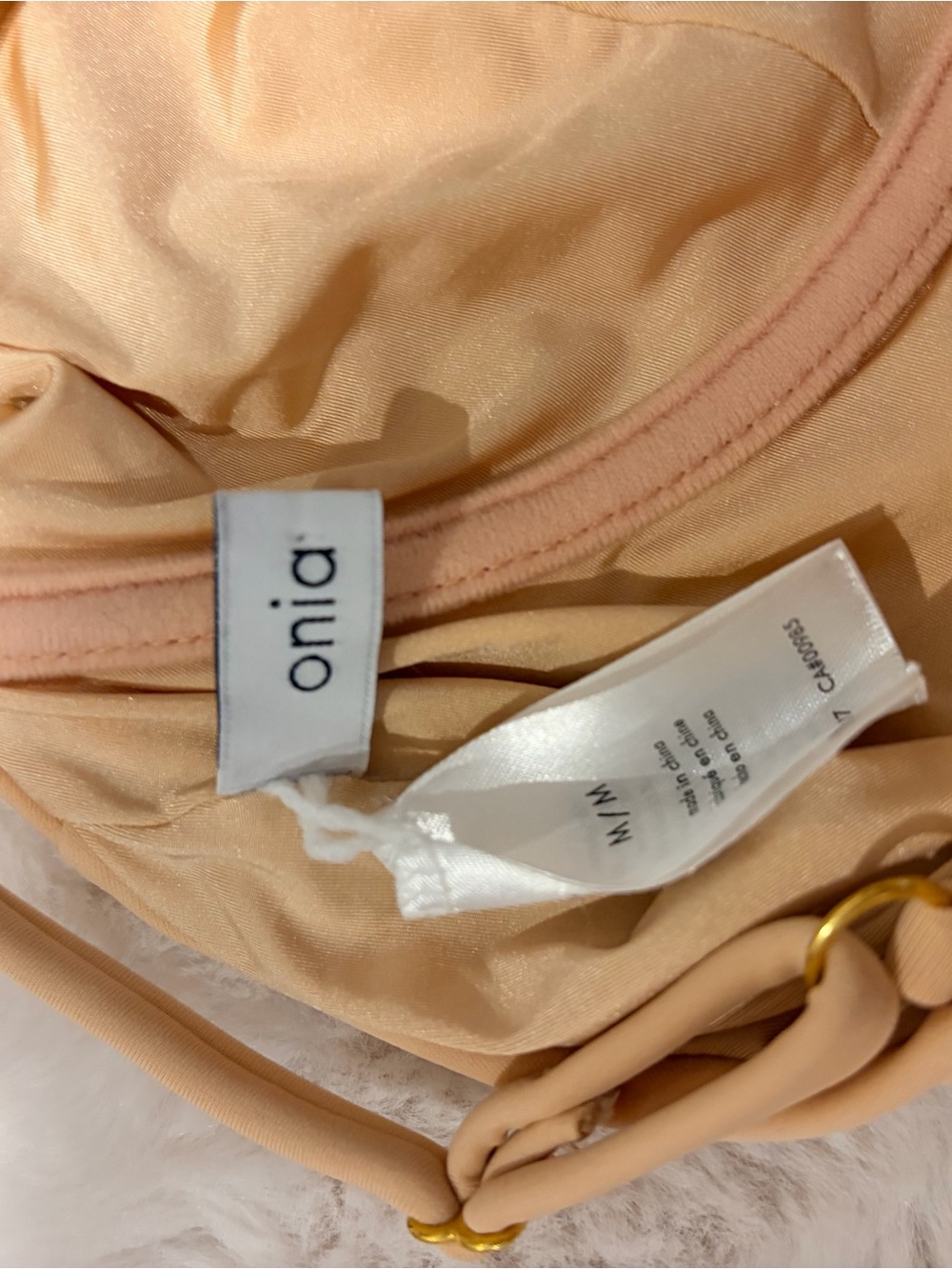 ONIA Sleek Nude One-Piece Swimsuit - Picture 4 of 4